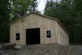 Barn under construction2